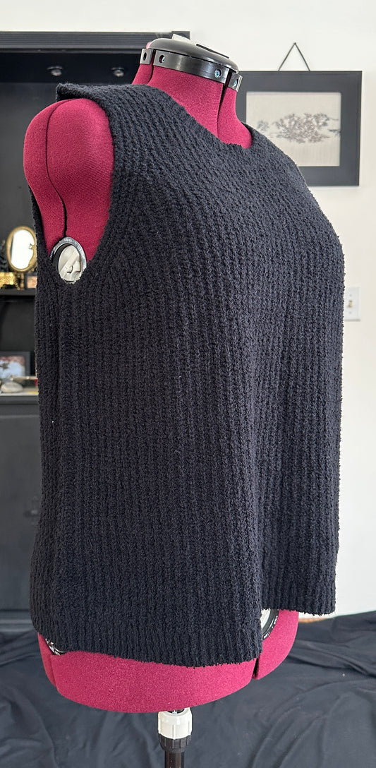 Eileen Fisher Cotton Sweater Vest XL