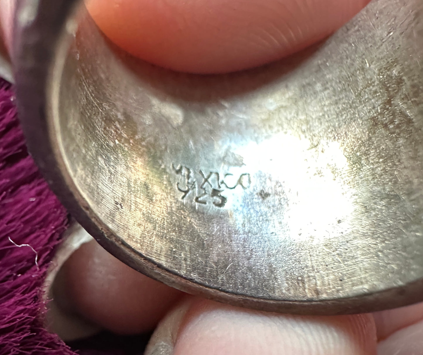 Sterling Silver Armor Ring SZ 5
