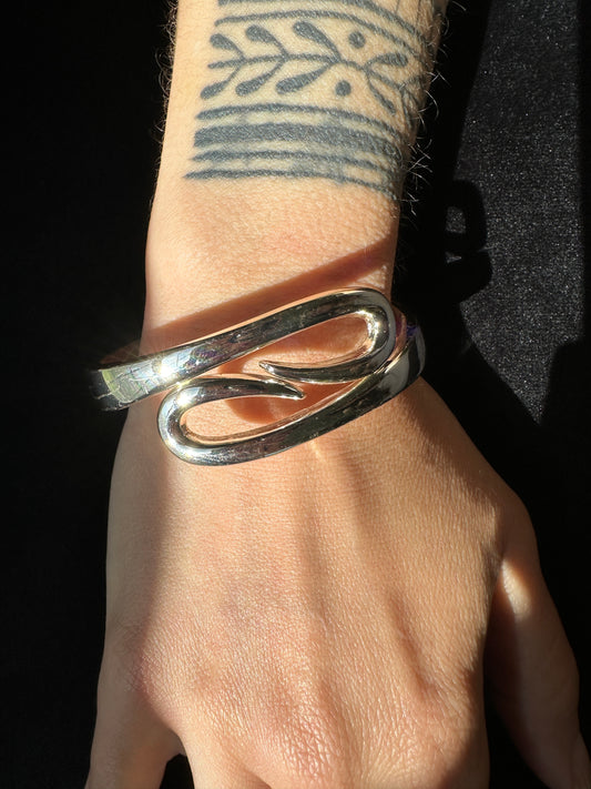 Scroll Bangle Bracelet
