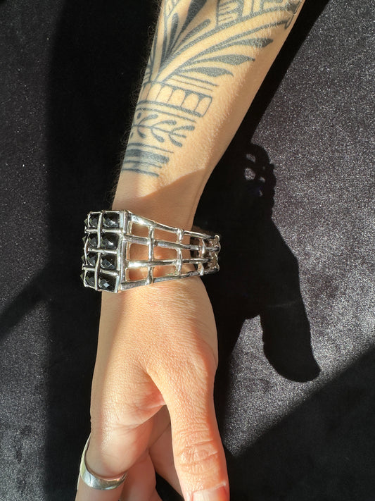 Spiderweb Bangle Bracelet