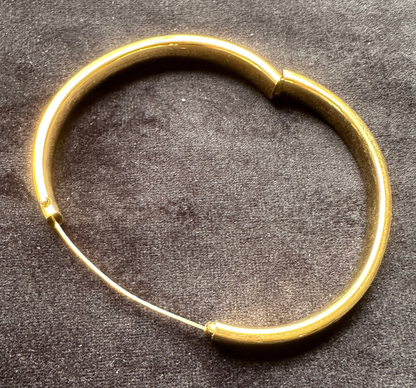 Vintage Etched Gold Bangle