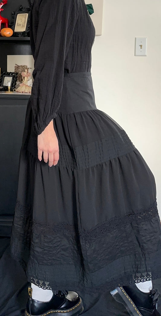 Layered Cotton Cottage Skirt SZ 10