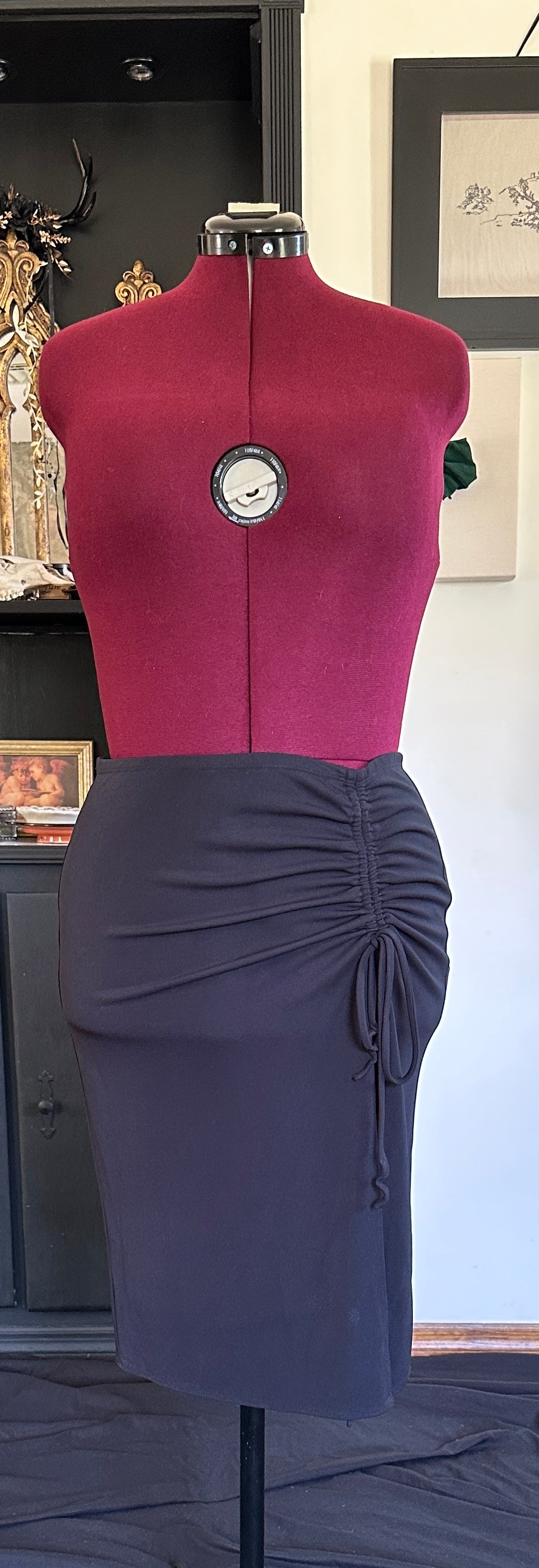 Y2K Drawstring Club Skirt M-L