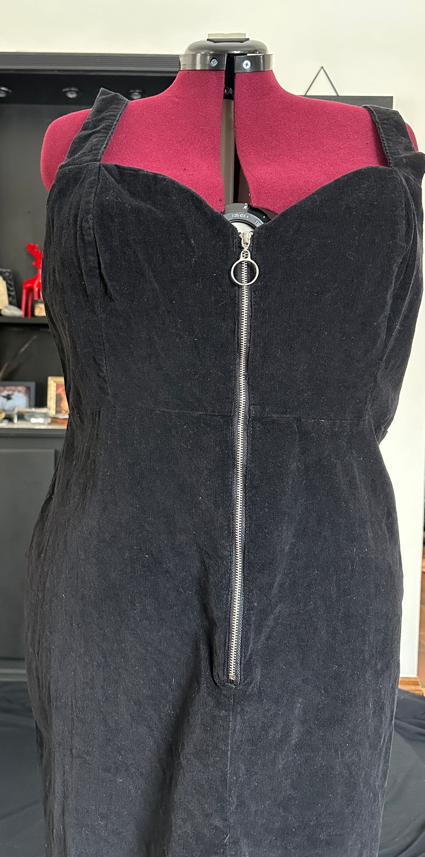 Zip Front Retro Dress SZ 20