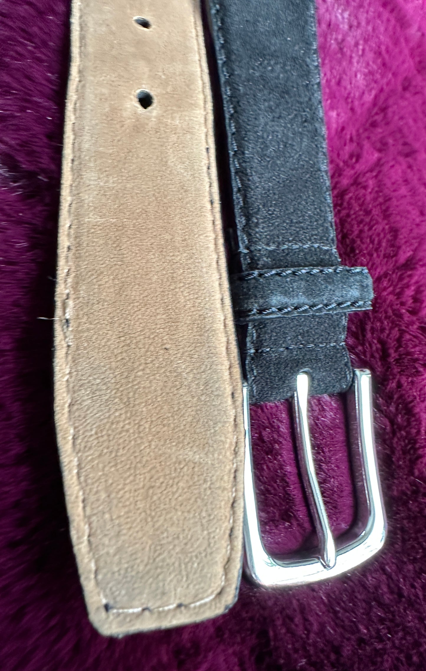 Cole Haan Suede Belt 38" - 42"