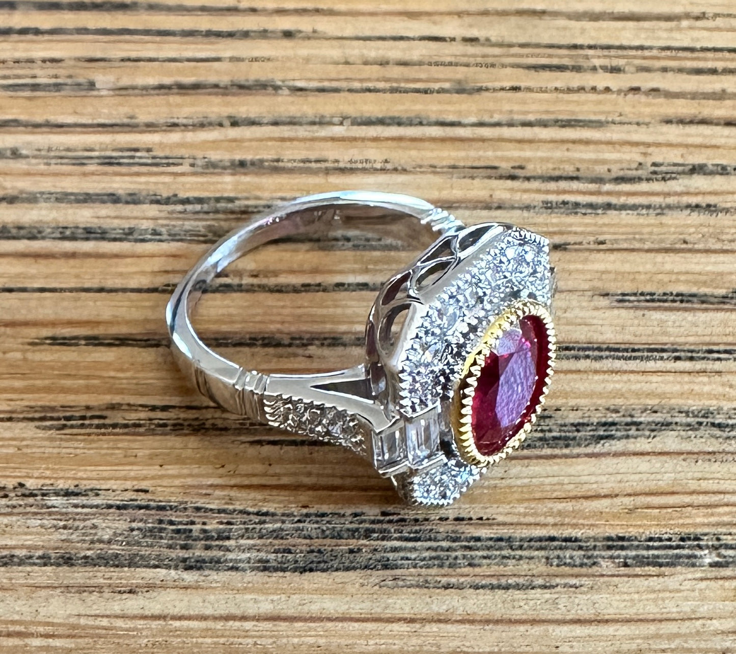 Art Deco Ruby Ring