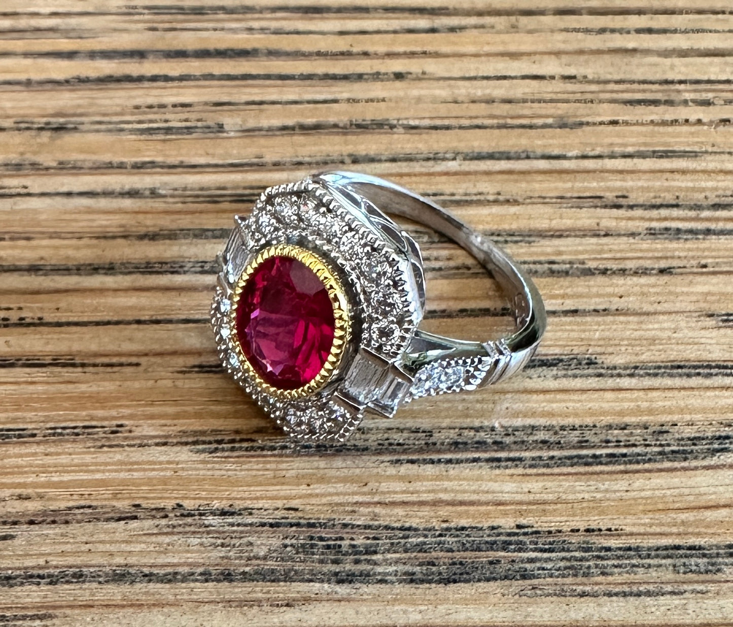 Art Deco Ruby Ring