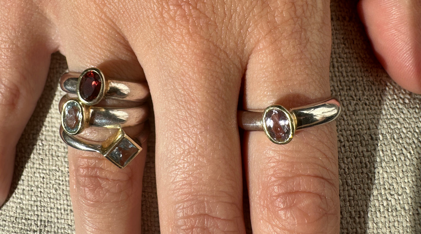 Amethyst Stackable Ring