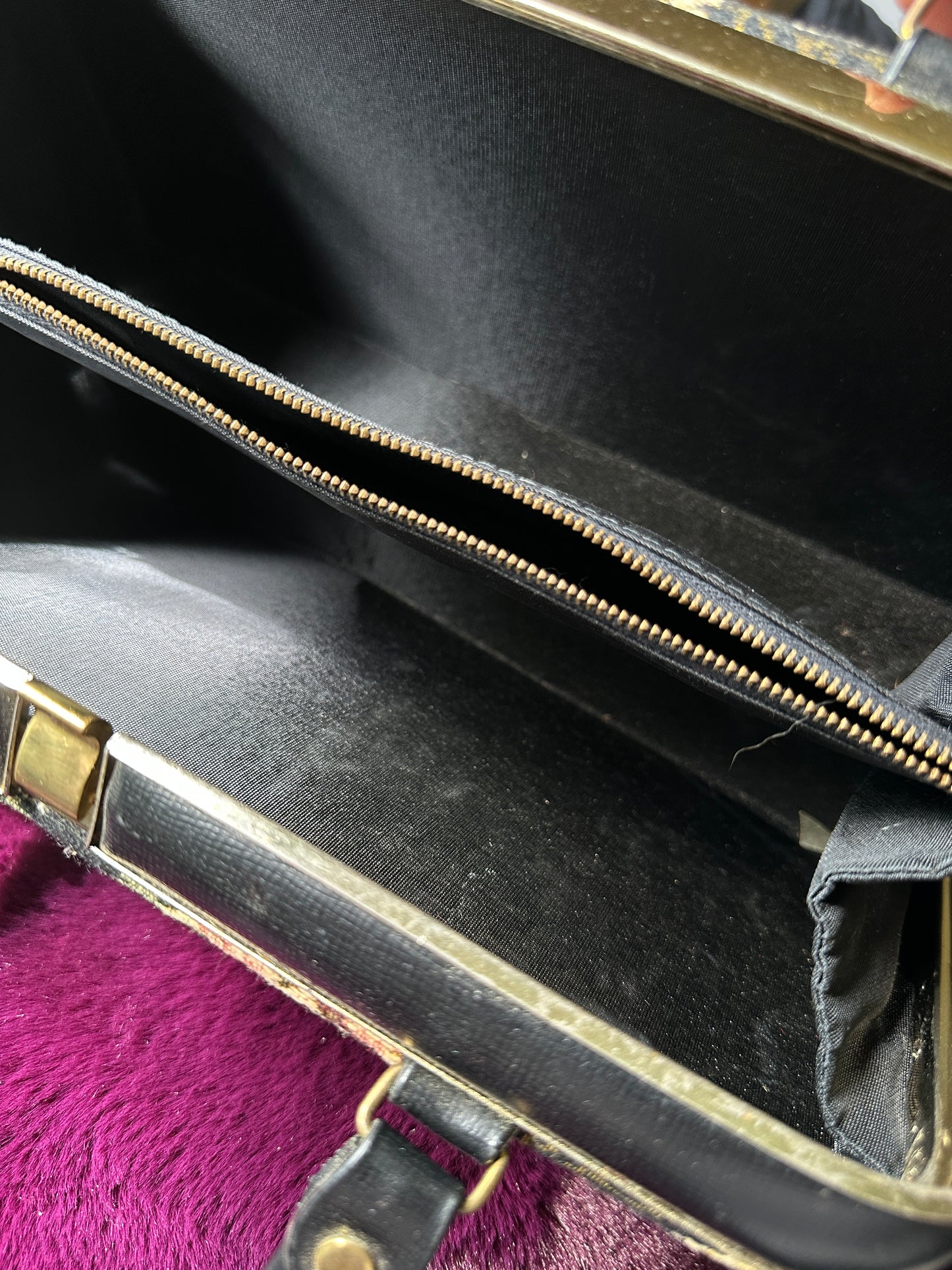 1960s Carpet Dover Bag