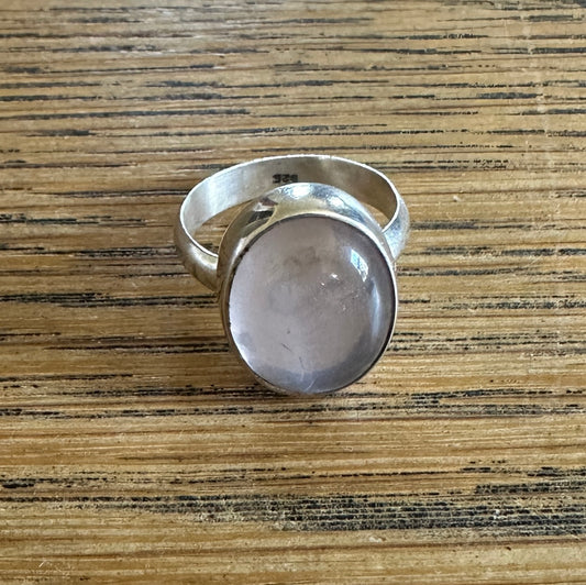 Sterling Silver Oval Ametrine Gem Ring SZ 8
