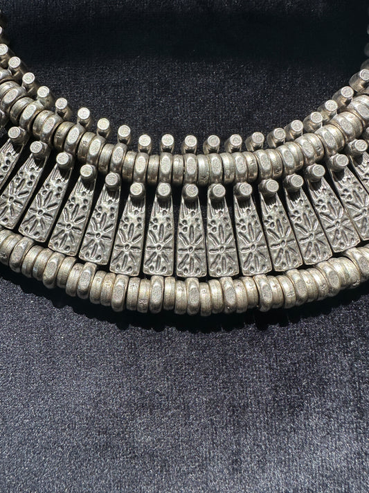 Silver Collar Nomad Necklace