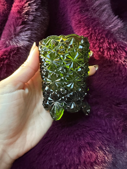 Cut Glass Votive Candle Holders