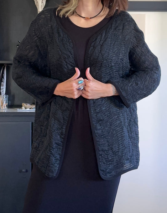 Vintage Ellen Tracy Sheer Jacket SZ 10