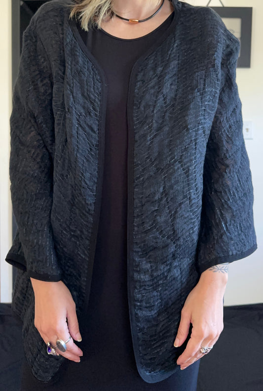 Vintage Ellen Tracy Sheer Jacket SZ 10