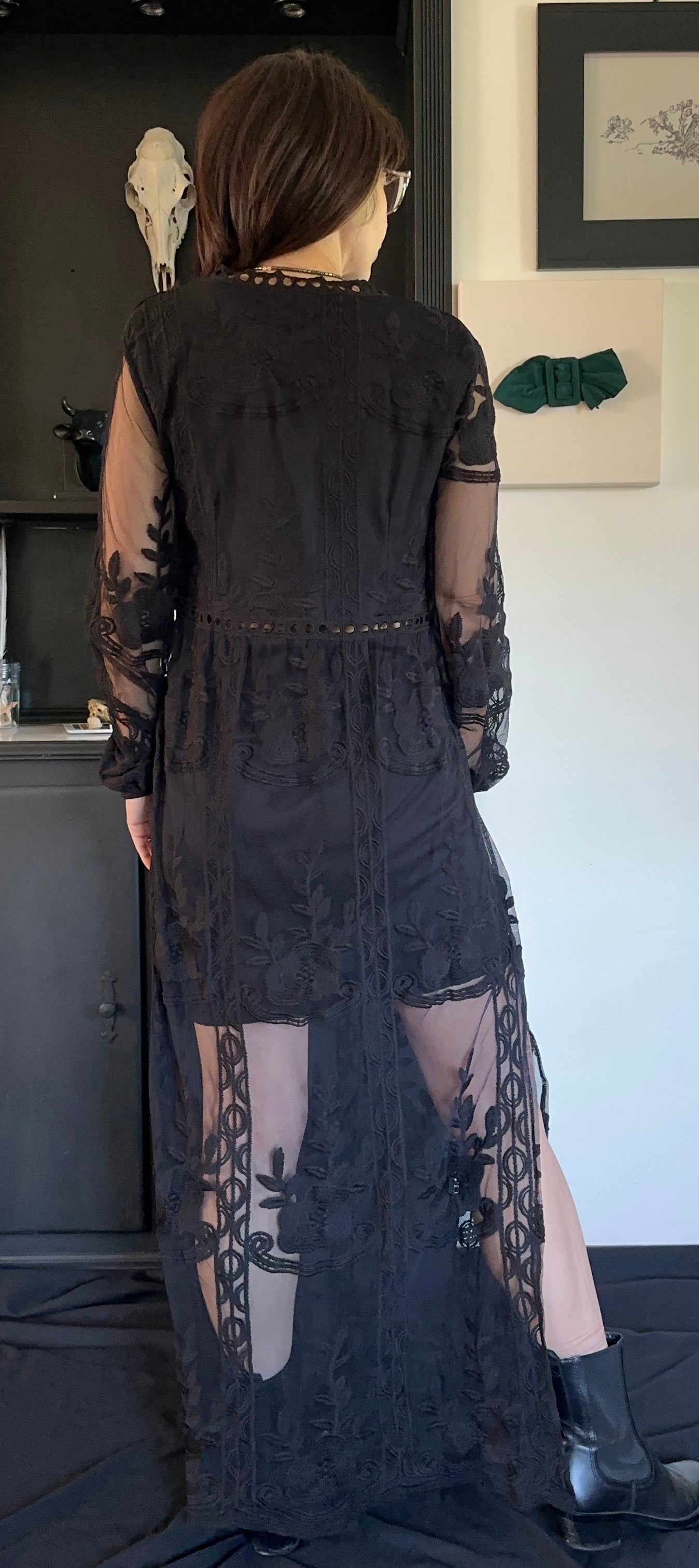 Secondhand Lace Maxi Dress