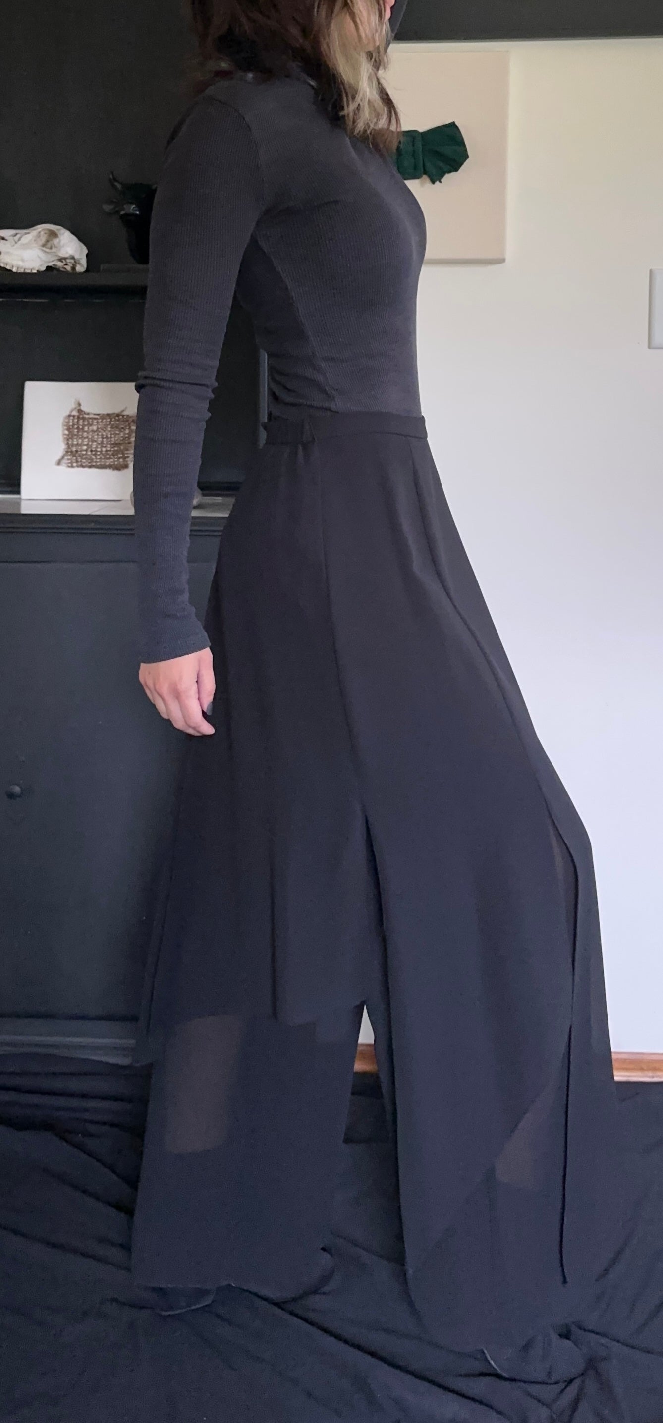 Vintage Black Layered Pant SZ 8