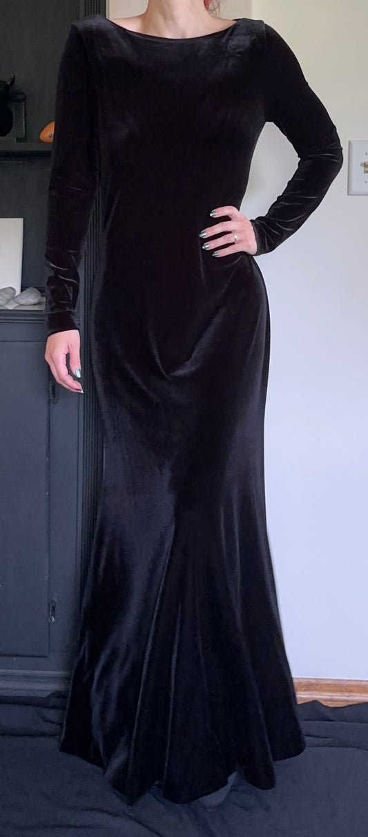 Vintage Ralph Lauren Velvet Gown M