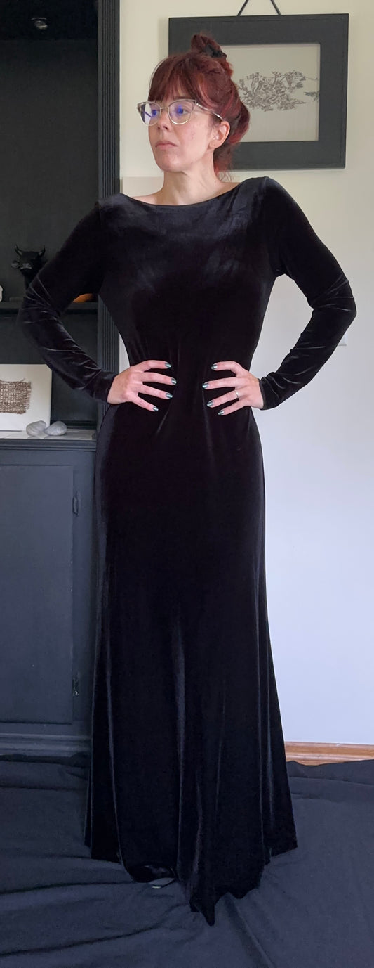 Vintage Ralph Lauren Velvet Gown M