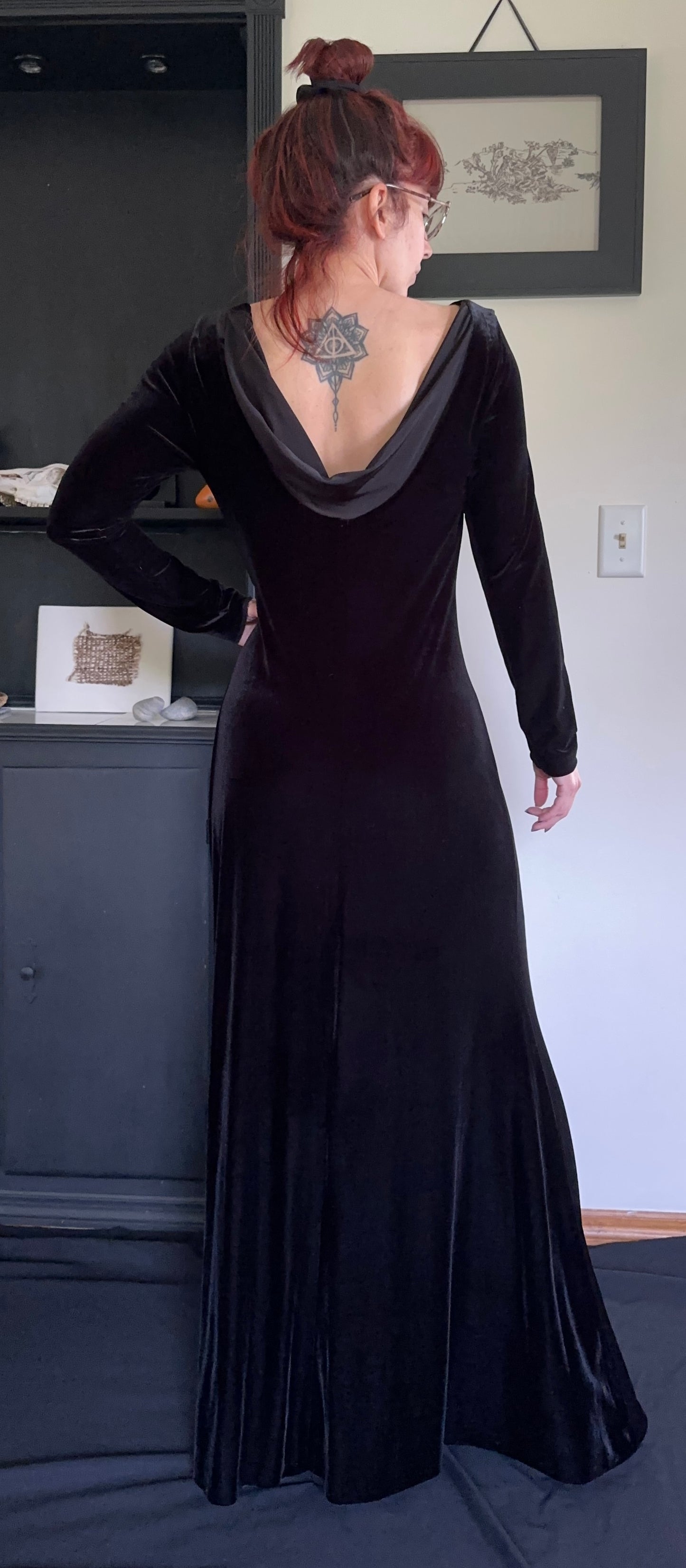 Vintage Ralph Lauren Velvet Gown M