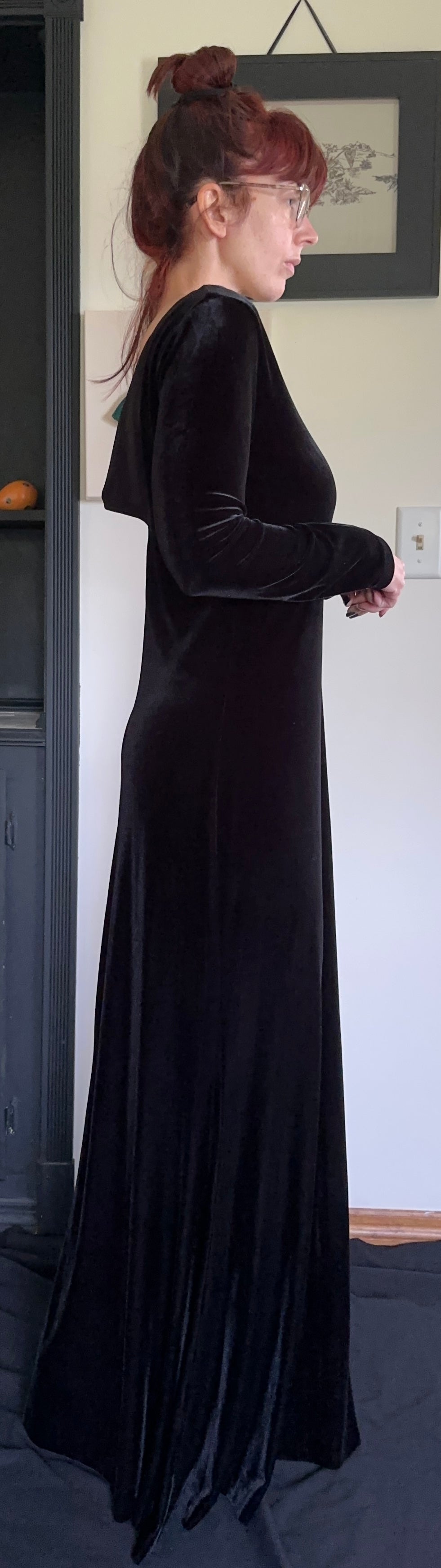 Vintage Ralph Lauren Velvet Gown M