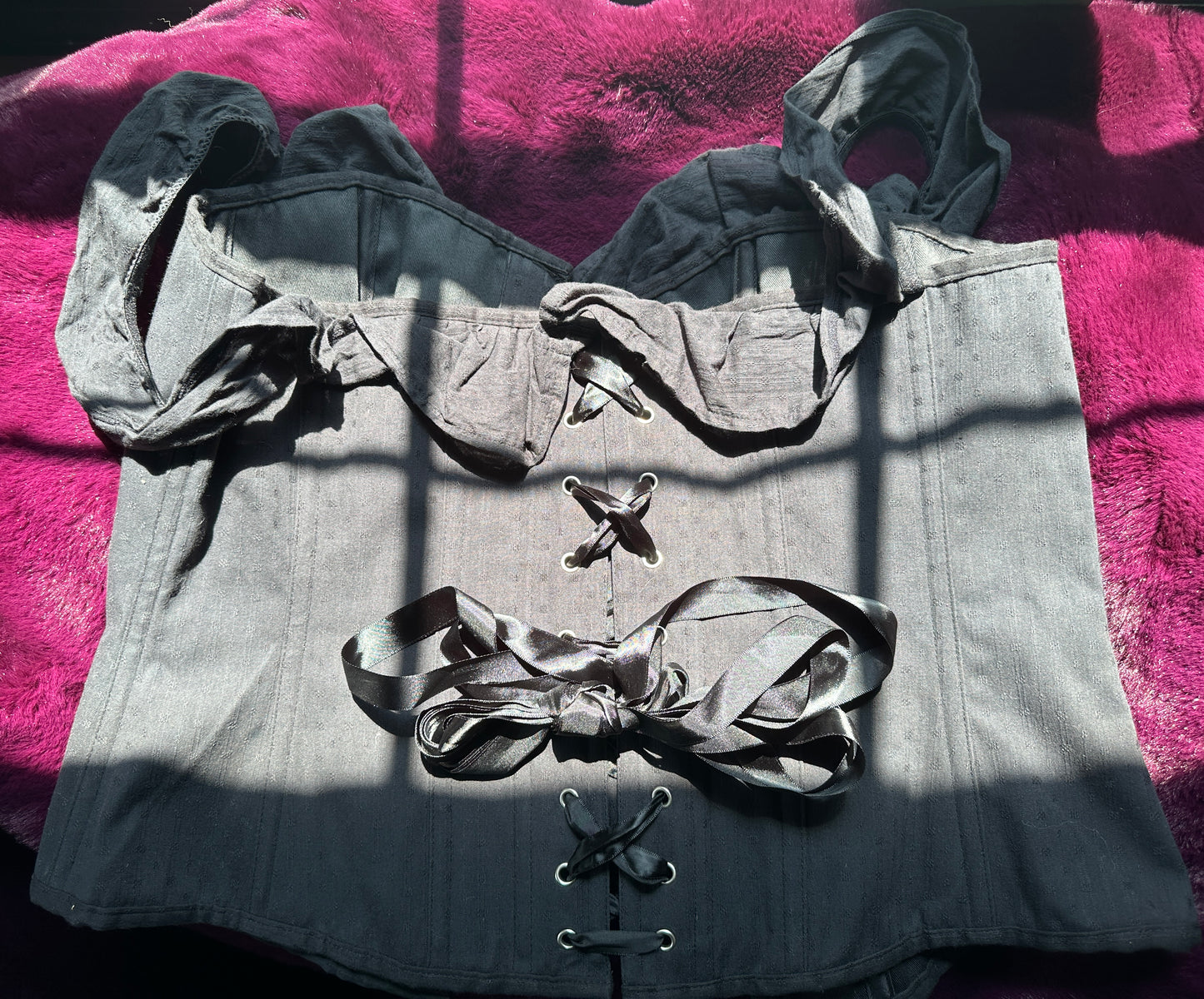 Corset Story Ruffled Corset 1X-2X
