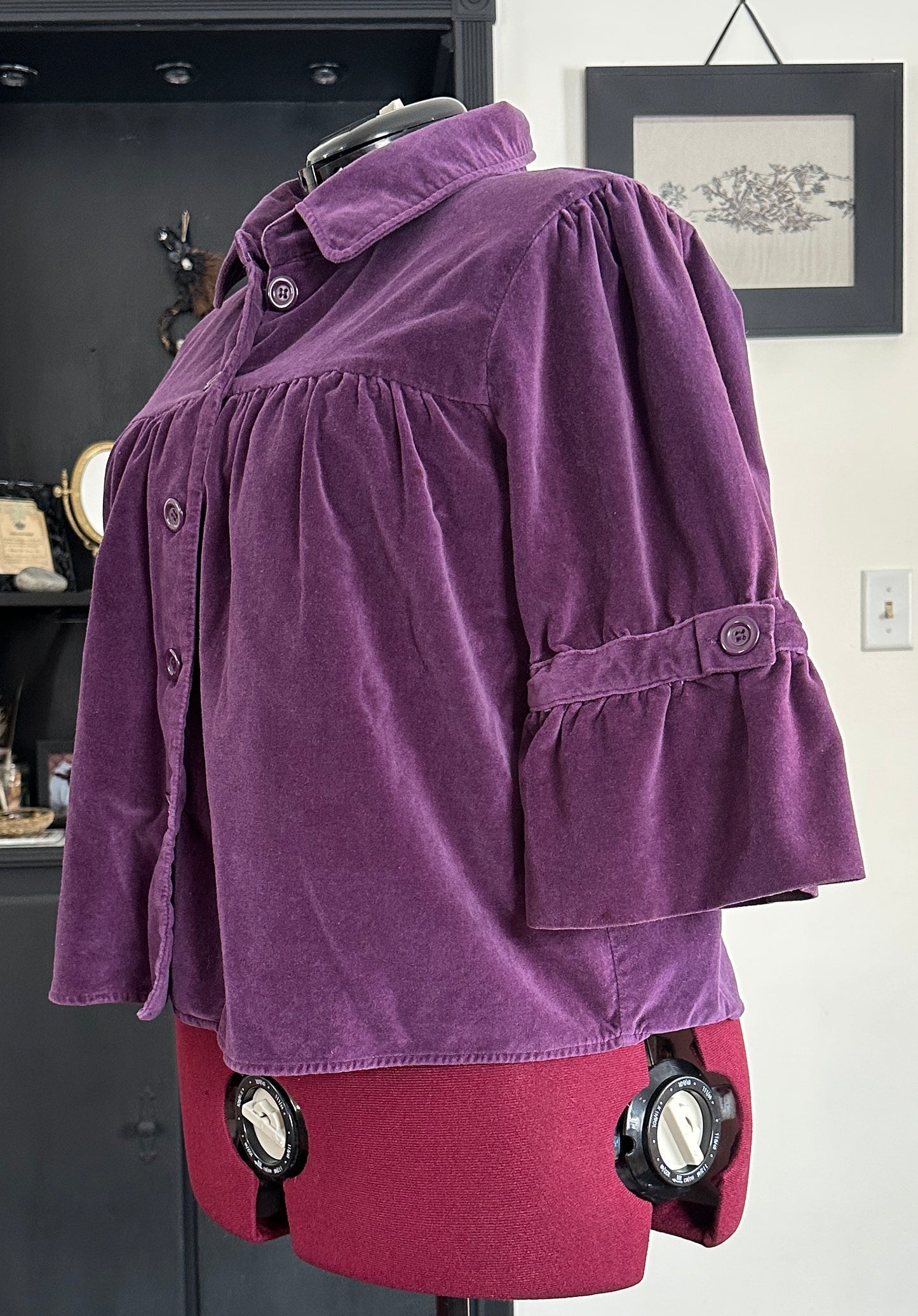 Cotton Velveteen Shirt Jacket SZ 1X