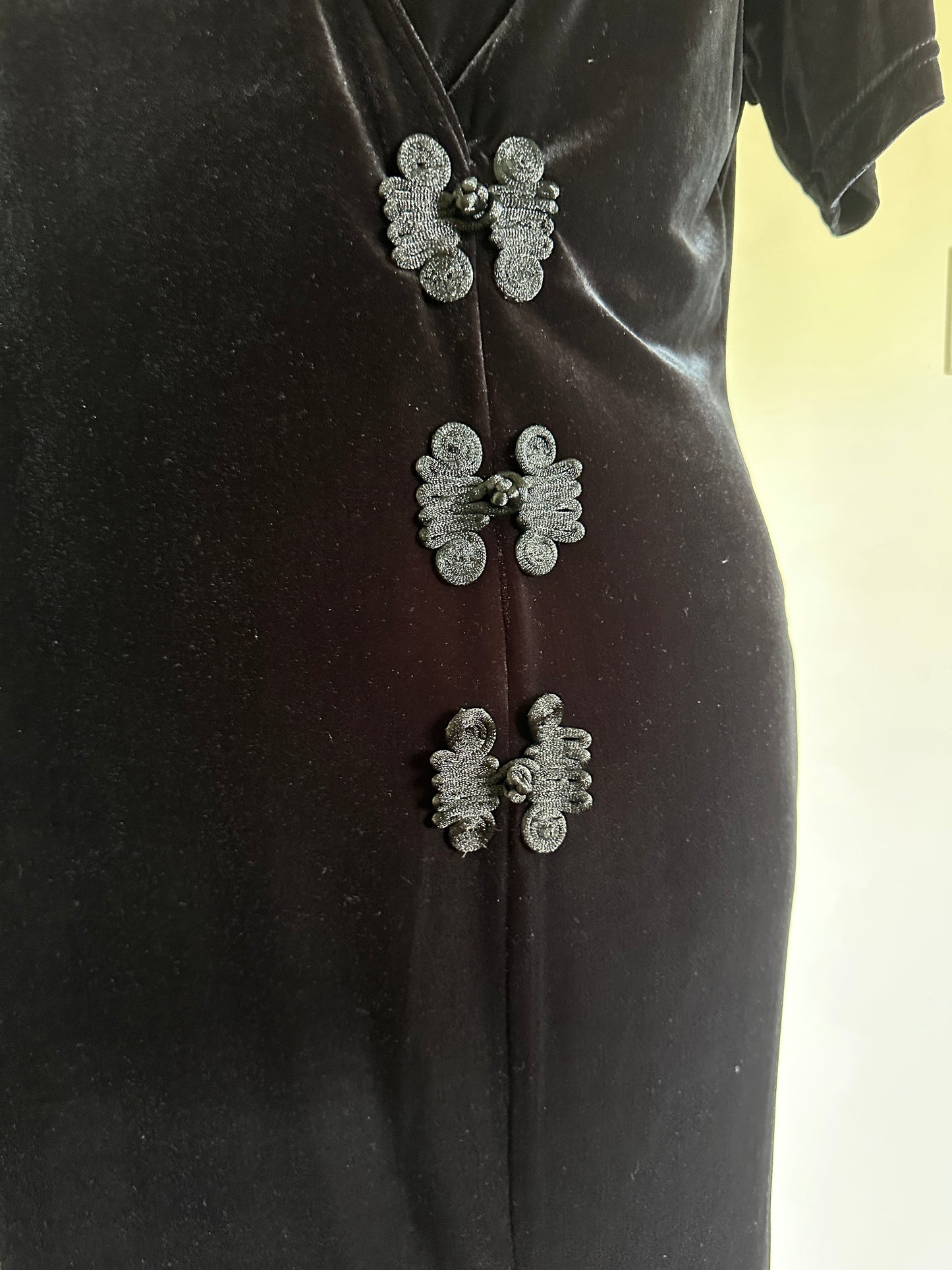 Retro Vintage Velvet Wrap Dress SZ 20