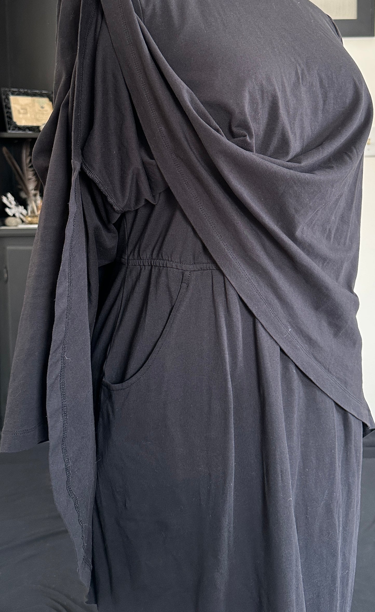 Cotton Modern Goth Dress SZ 18