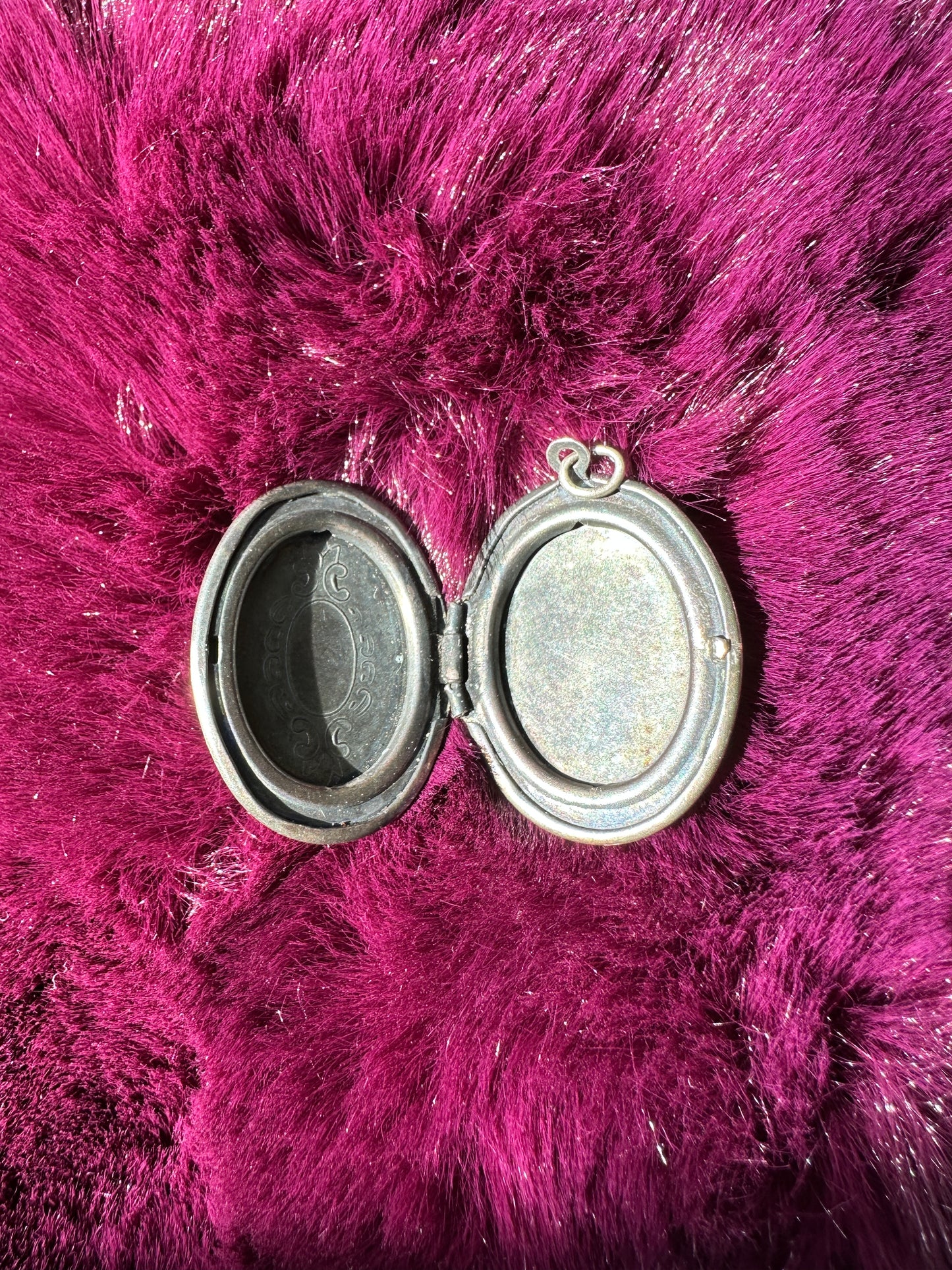 Engraved Silver Locket