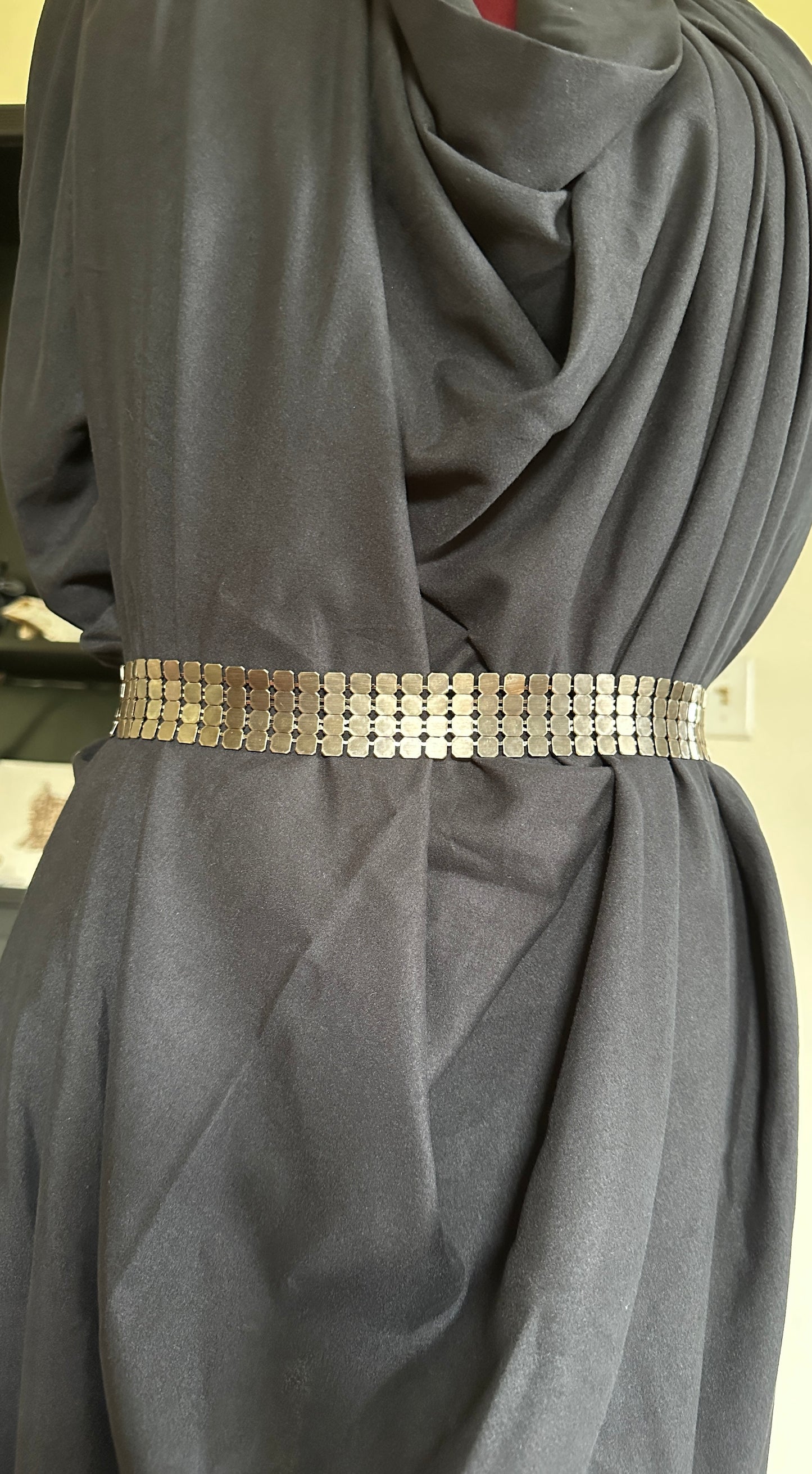 Vintage Chain Mail Pewter Belt M-XXL