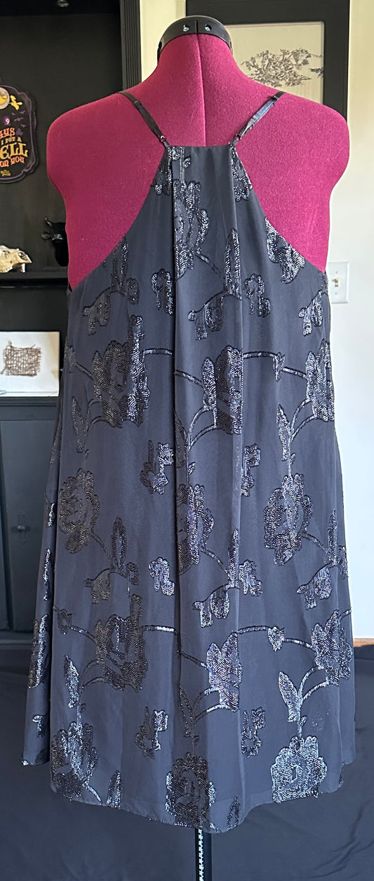Vintage LAUNDRY by Shelli Segal Halter Dress SZ 12