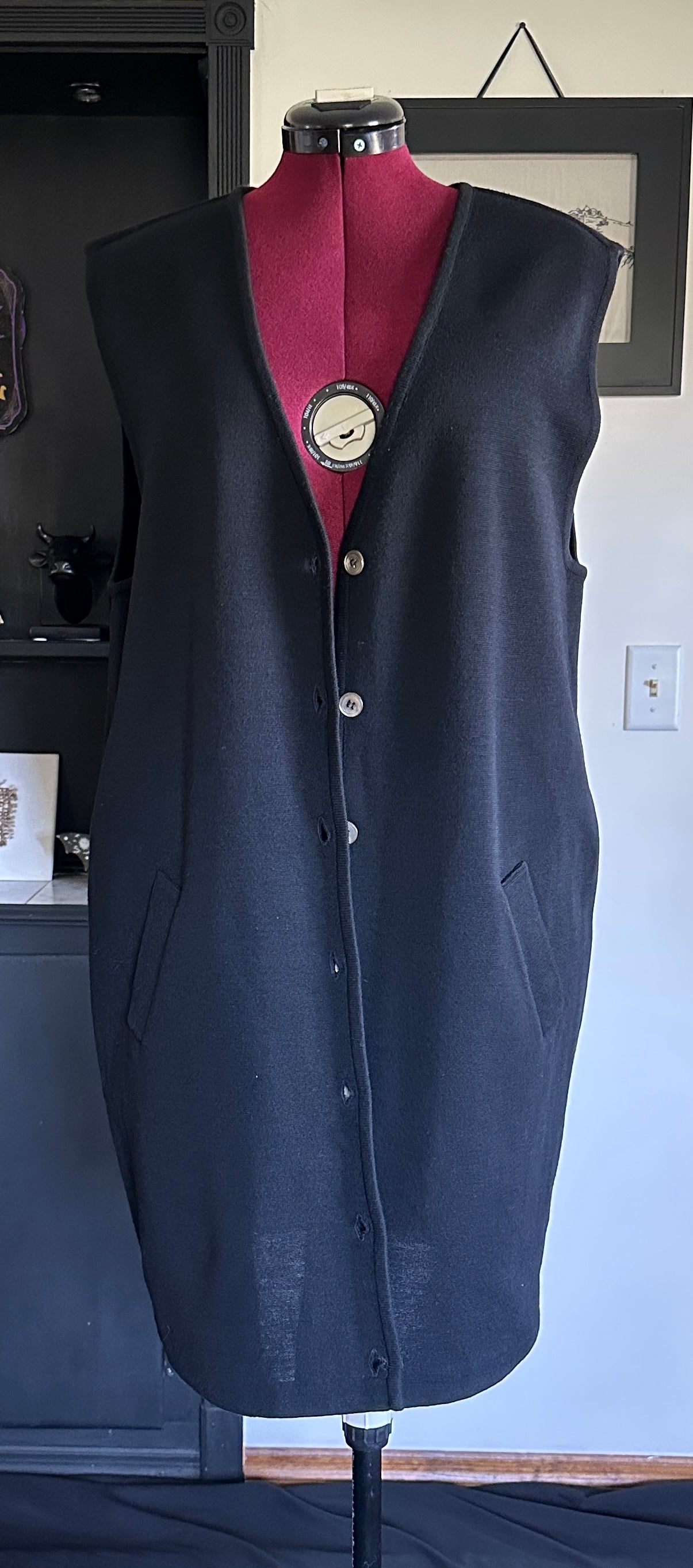 Wool Dark Academia Vest XL