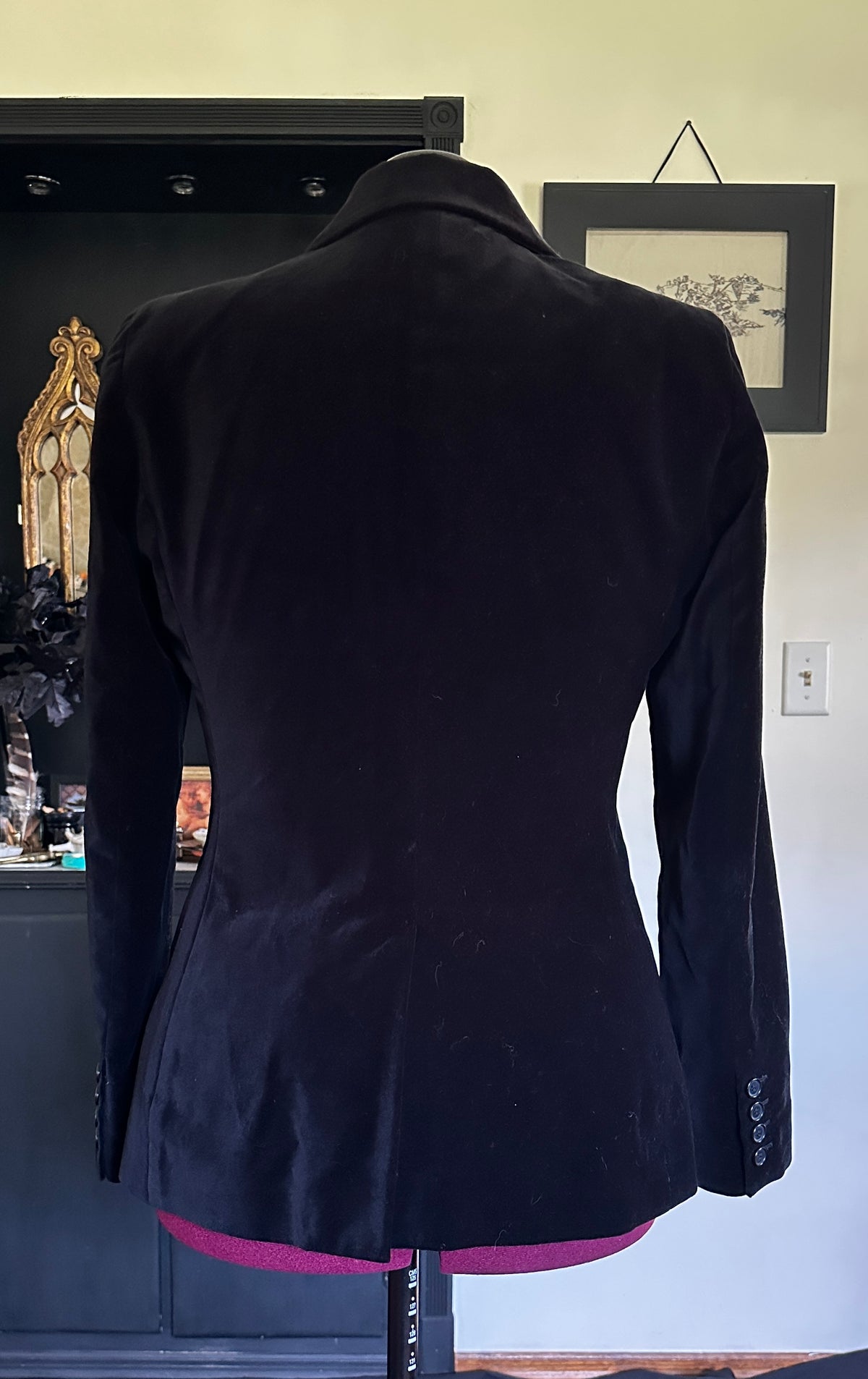 Velvet Corporate Goth Blazer M/L