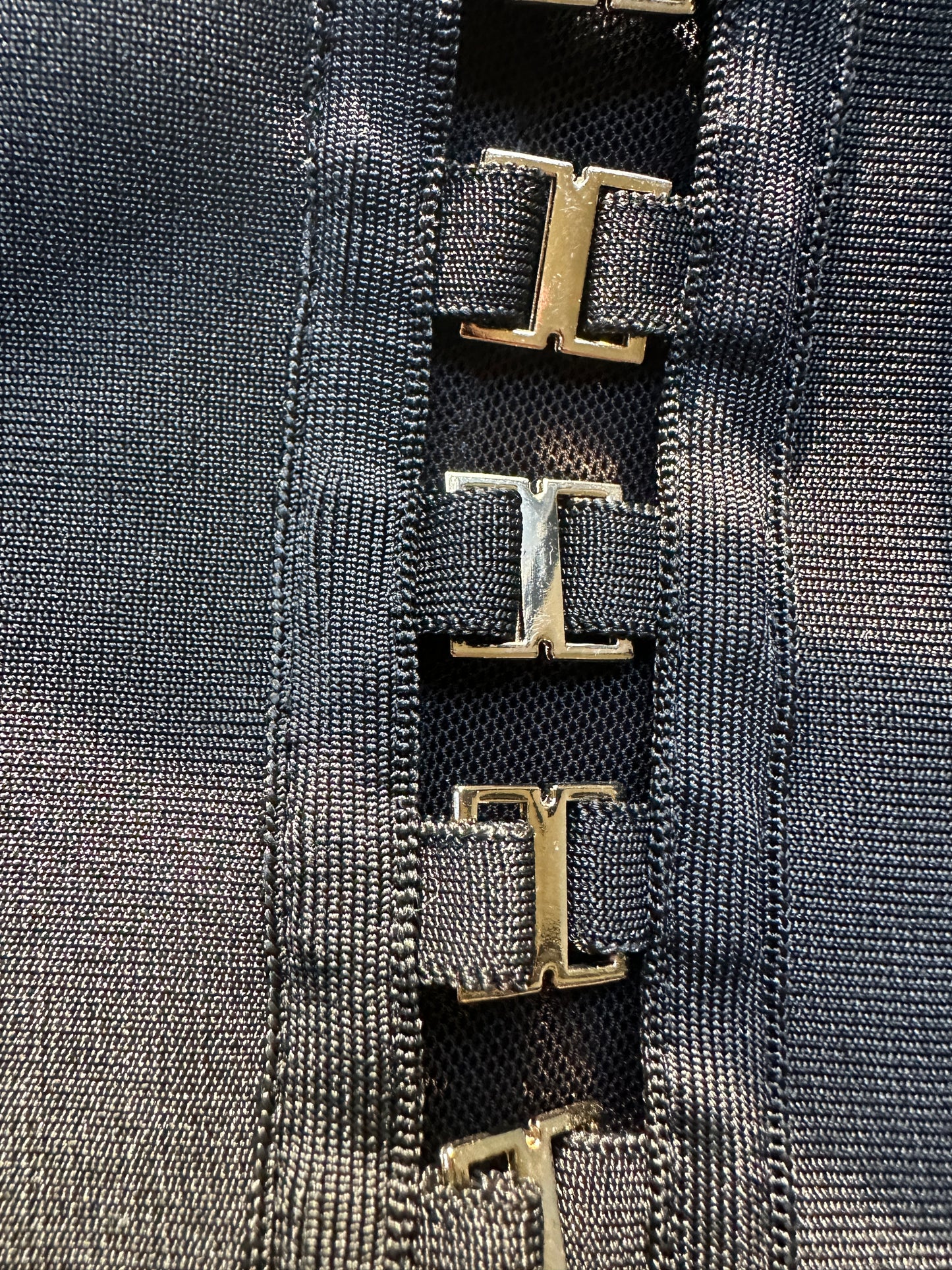 Vintage bebe Mesh Crop Top L