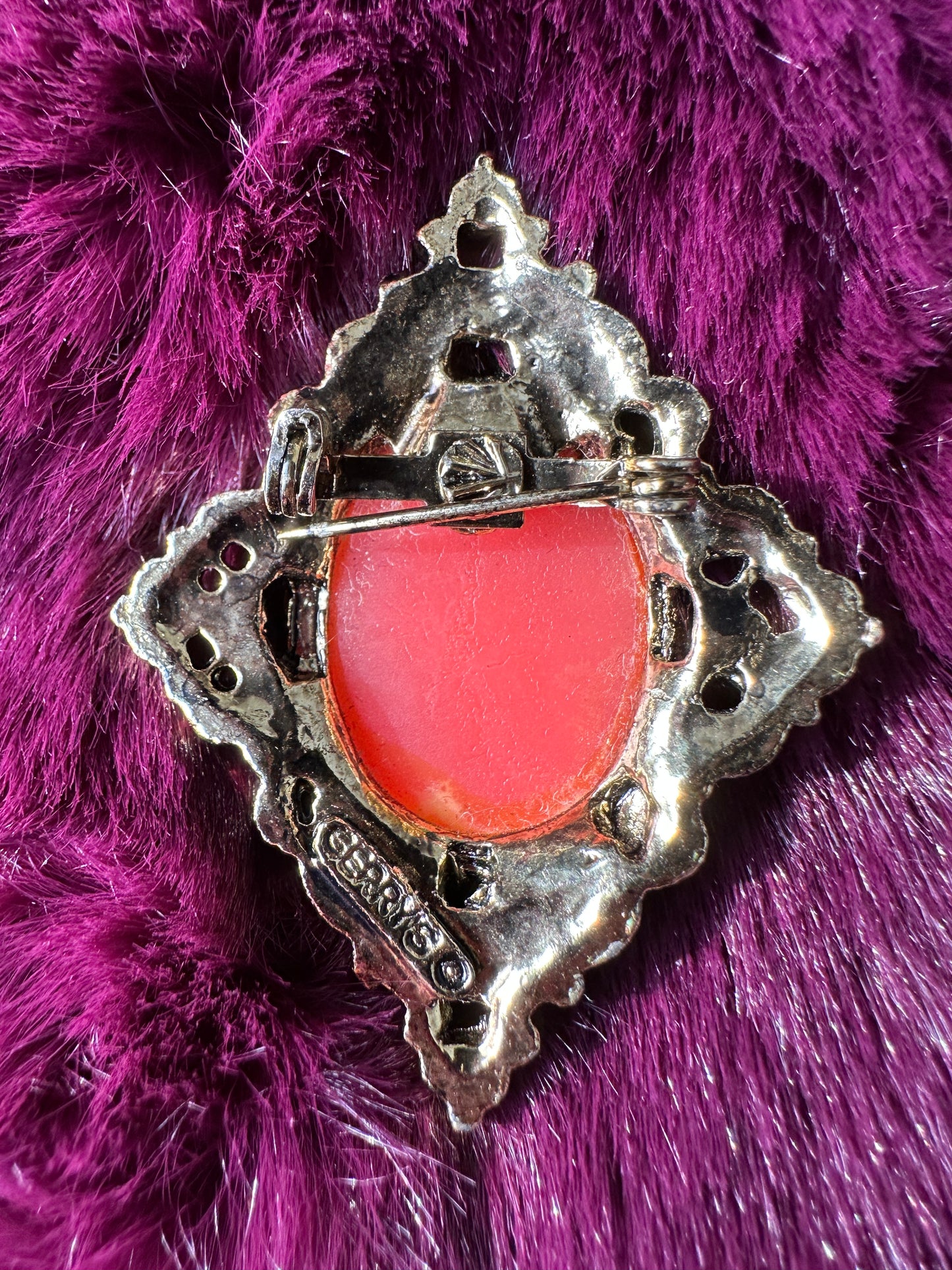 Vintage Edwardian Style Cameo Brooch