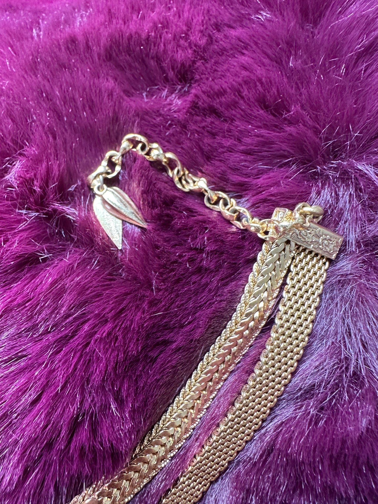 70s Gold Plated Collar Necklace