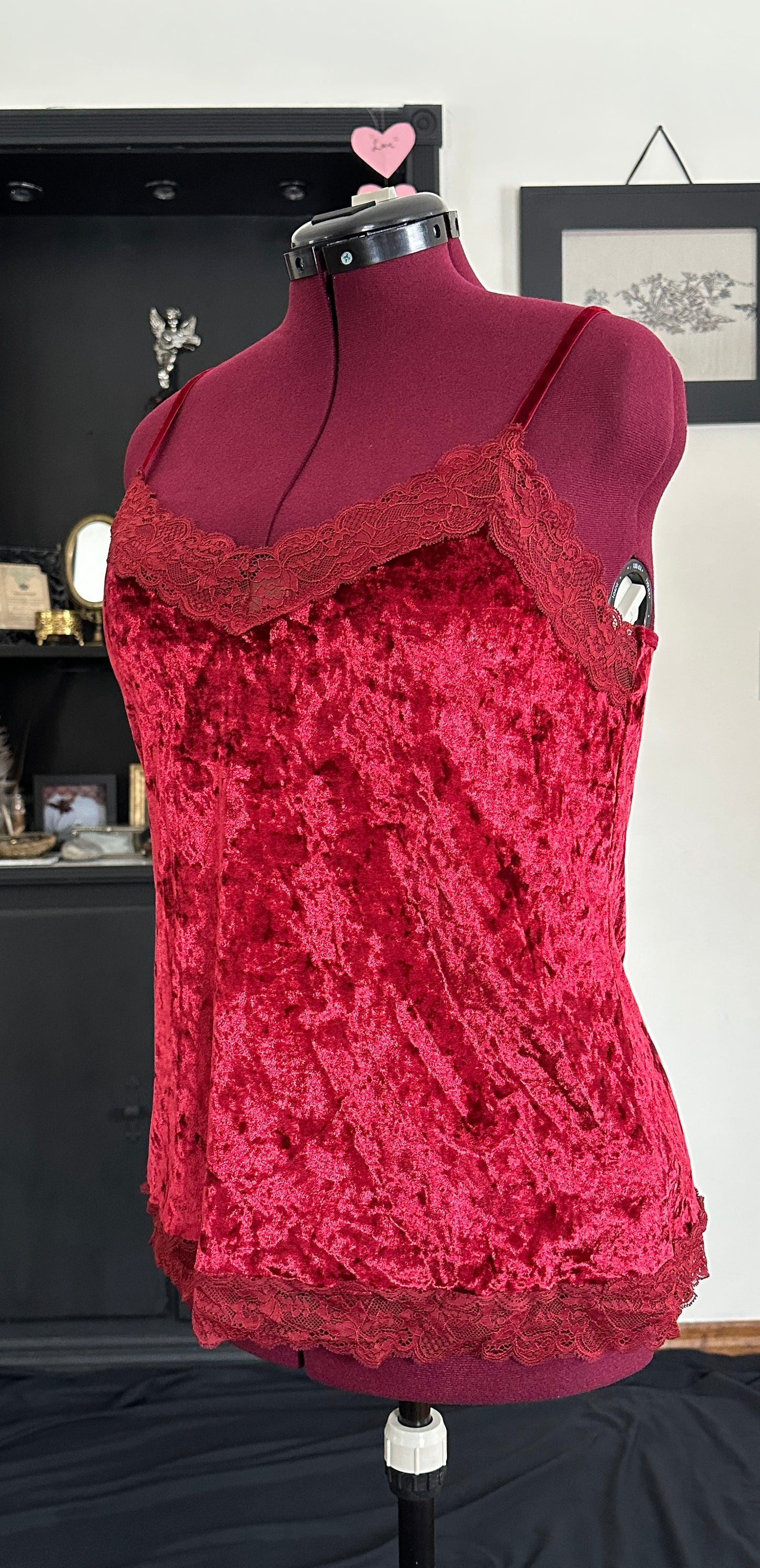 Intimissimi Velvet & Lace Tank L