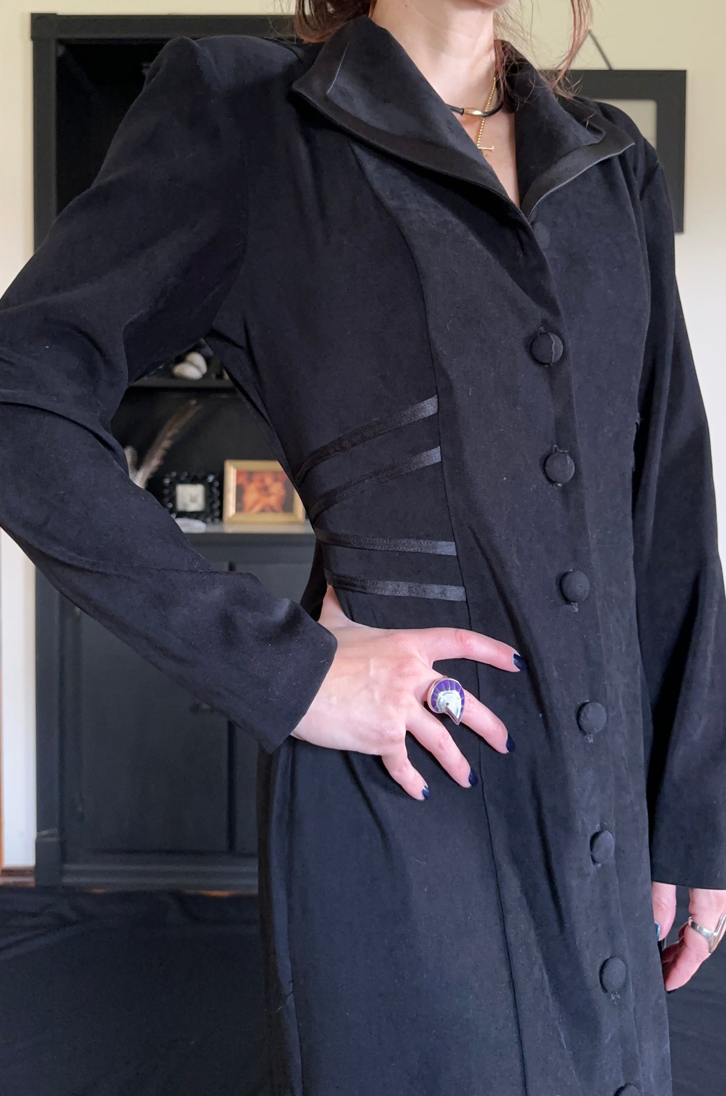 80s Button Front Dress SZ 6