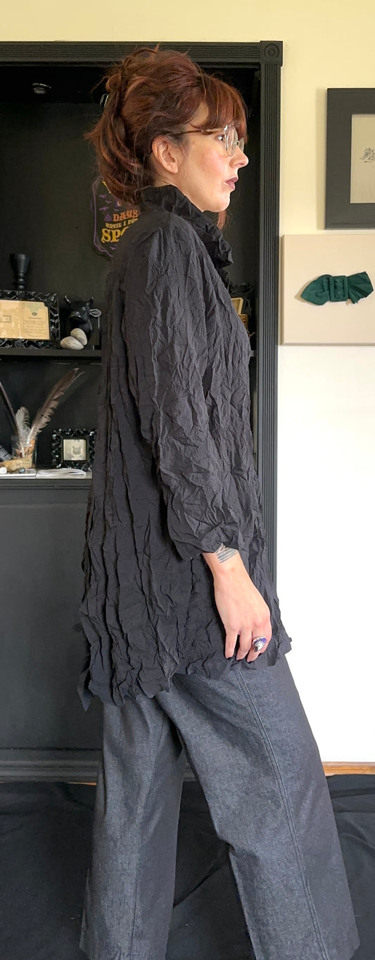 Vintage Crinkle Shirt L