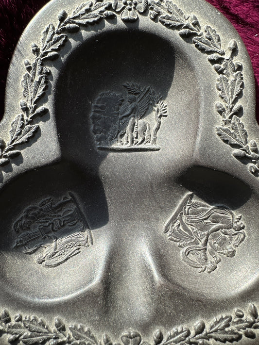 Vintage Wedgewood Black Clover Dish