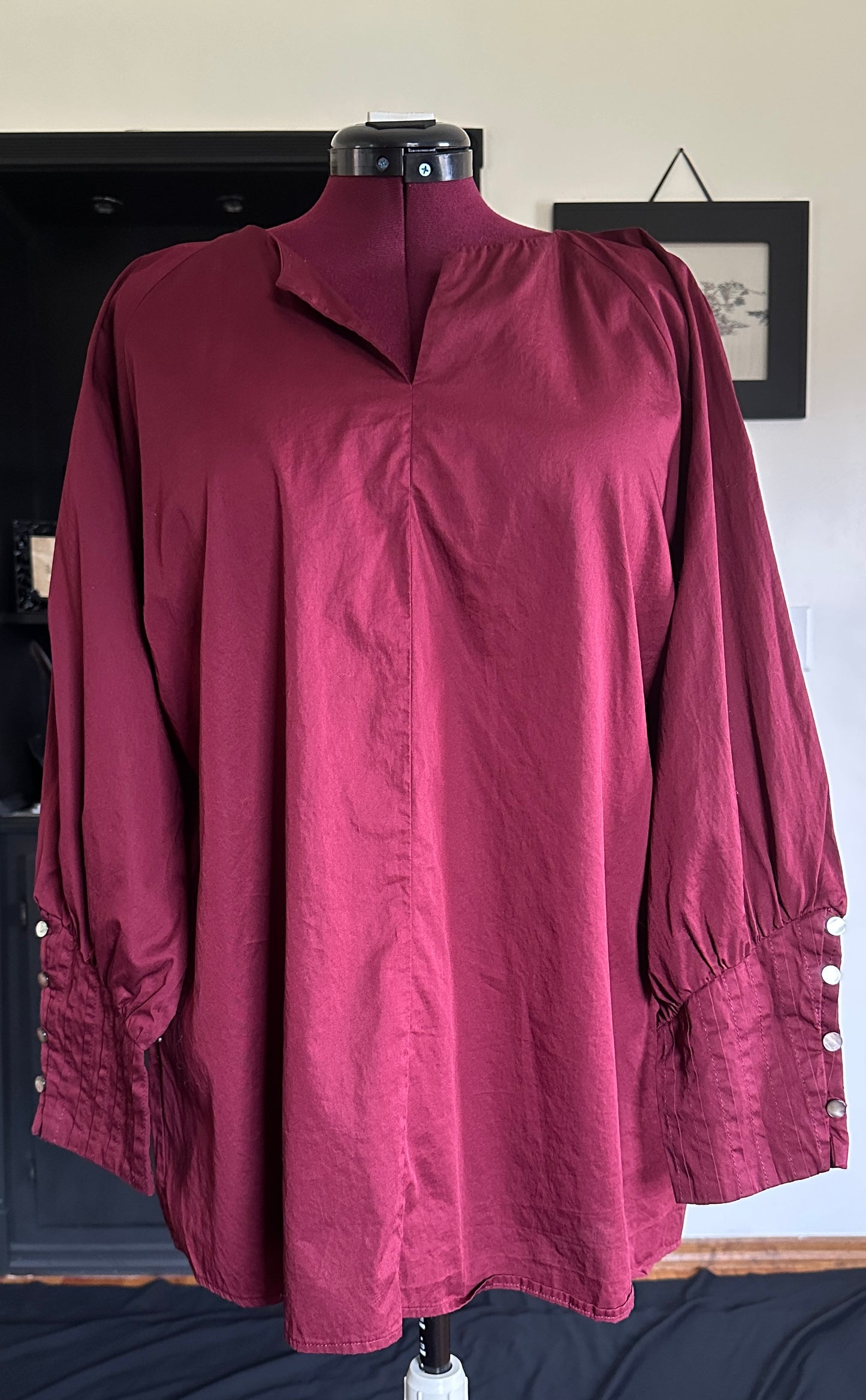 Harshman Cotton Poet Top 1X