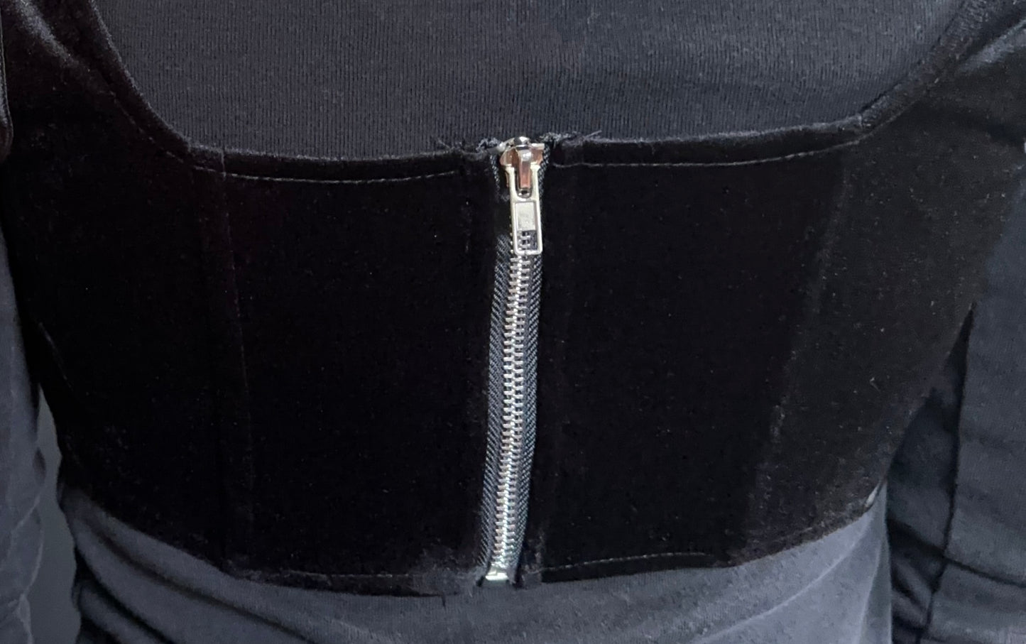 Velvet Elizabethan Style Bodice Top S-M