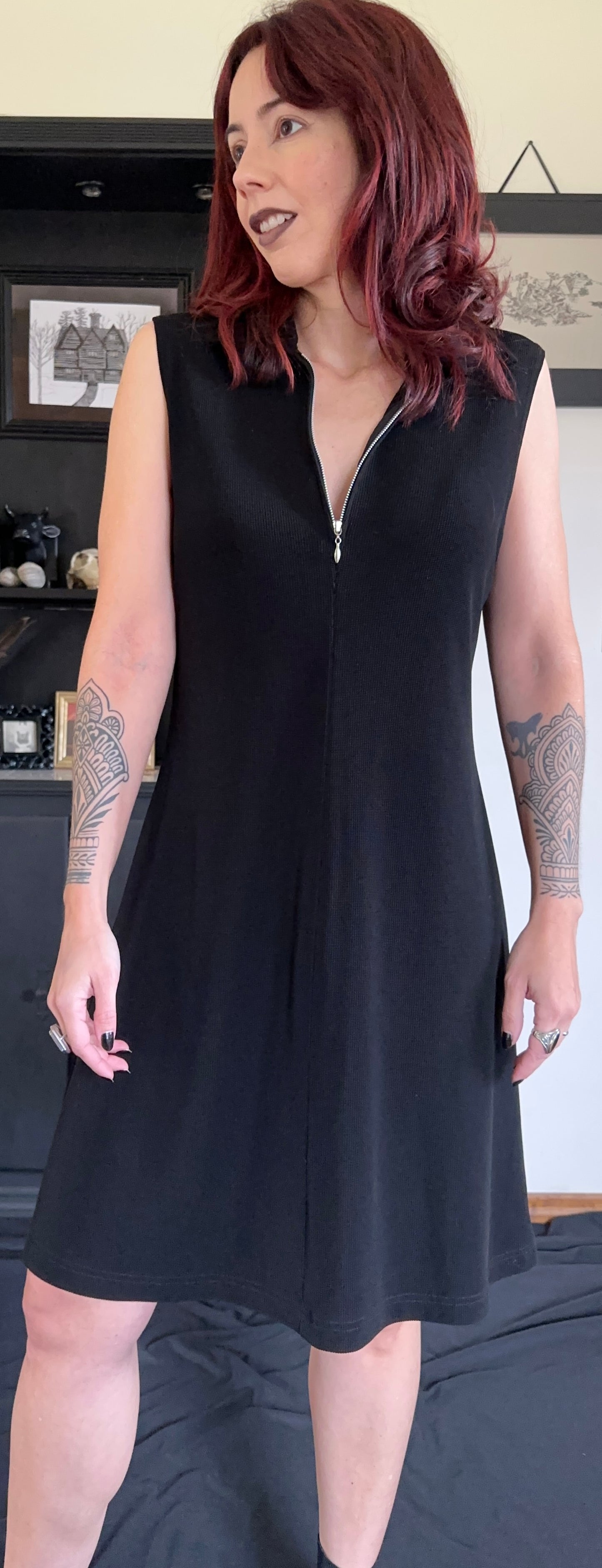 Zip Front Tennis Dress SZ 10