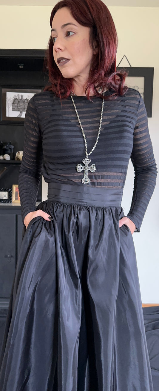 Jessica's Gunnies Taffeta Skirt SZ 9