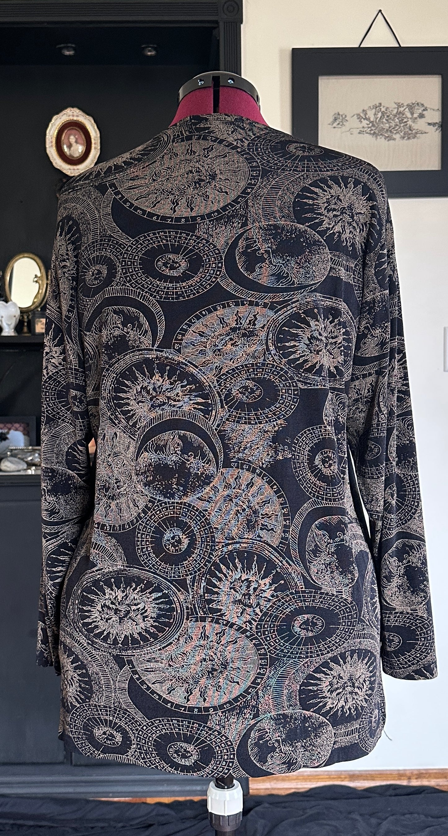 Vintage Astronomy Print Top L/XL