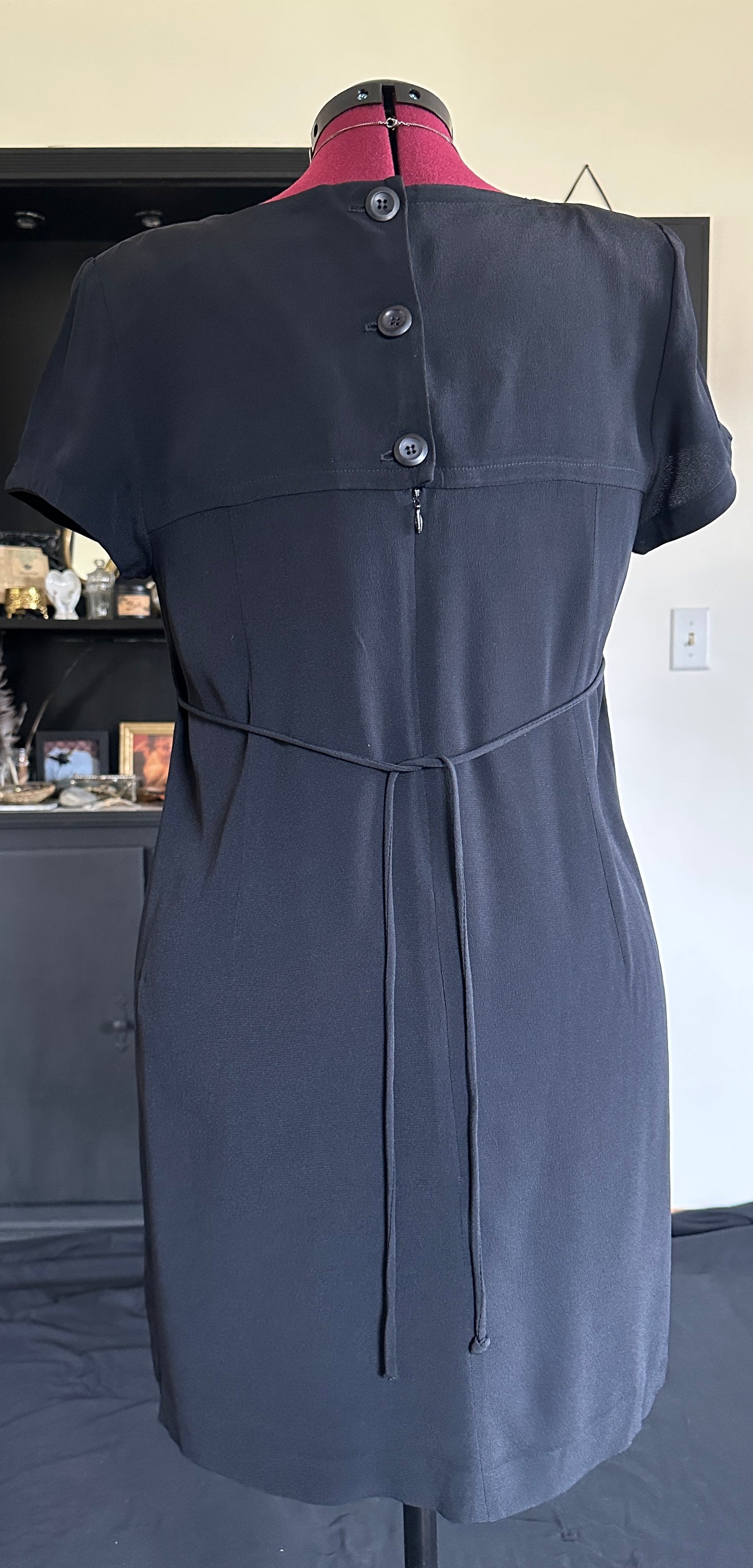 90s Square Neck Dress L