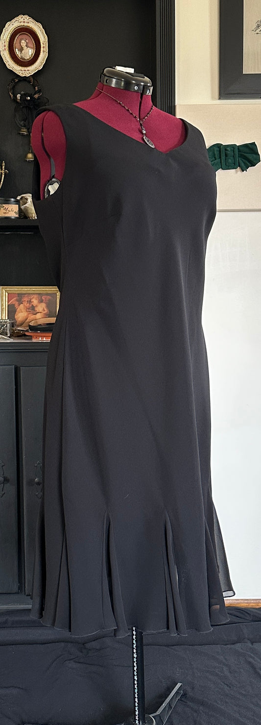90s Soft Goth Party Dress SZ 18