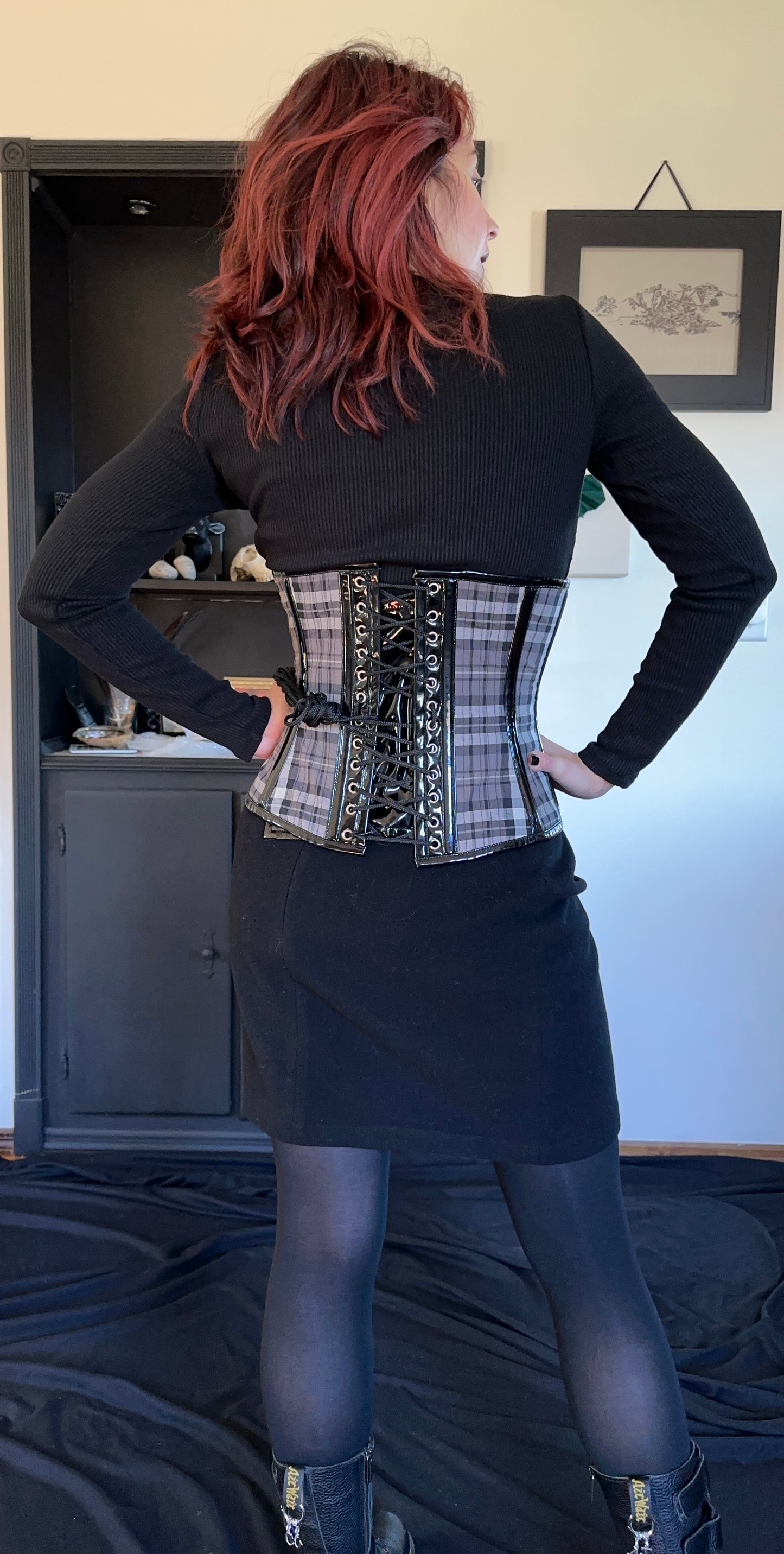 Tartan Under Bust Corset S - L