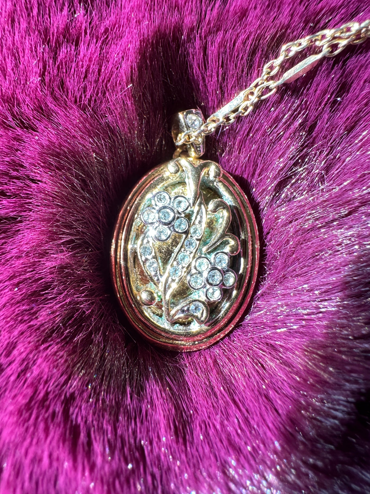 Vintage Floral Locket