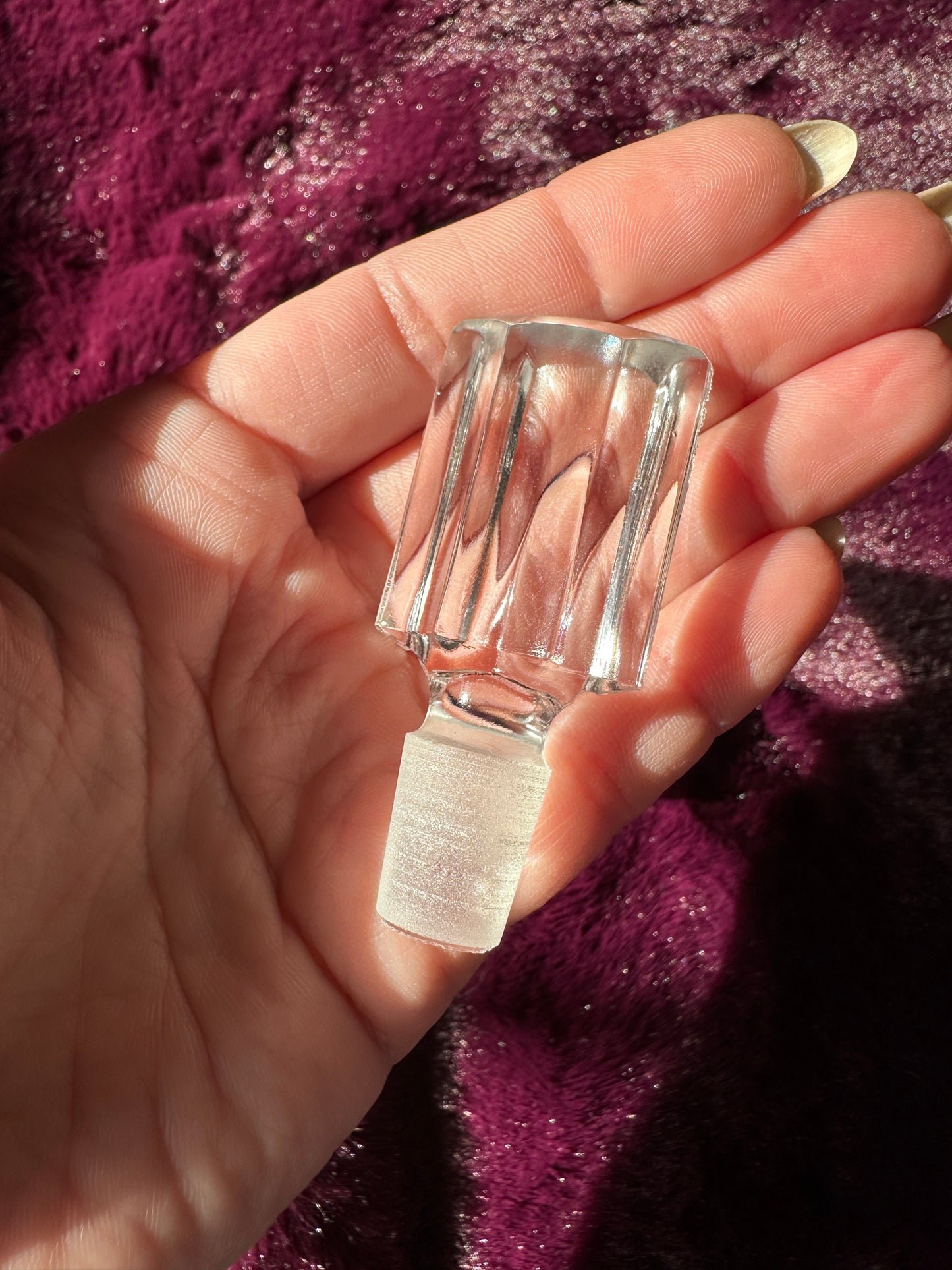 Vintage Glass Perfume Bottle